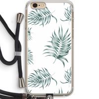 Simple leaves: iPhone 6 PLUS / 6S PLUS Transparant Hoesje met koord