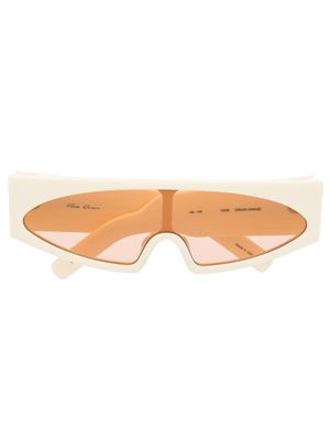 Rick Owens lunettes de soleil Gene à monture rectangulaire - Tons neutres
