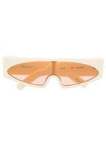 Rick Owens lunettes de soleil Gene à monture rectangulaire - Tons neutres