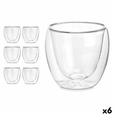 Waterglas Vivalto OCT-DG2319 Transparant Borosilicaatglas 100 ml (6 Stuks)