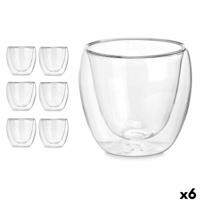Waterglas Vivalto OCT-DG2319 Transparant Borosilicaatglas 100 ml (6 Stuks)