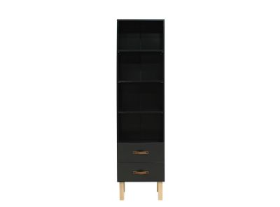 Bopita Boekenkast Floris Black/Natural