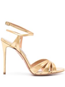 Aquazzura sandales Siren 105 mm en cuir - Or