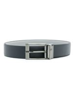 Armani Exchange ceinture à boucle carrée - Noir