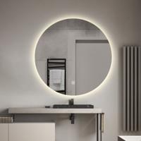 Badkamerspiegel Circle | 70 cm | Rond | Indirecte LED verlichting | Touch button | Met verwarming