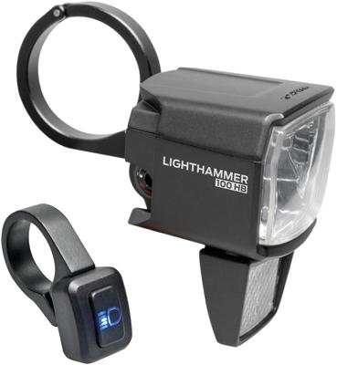Trelock koplamp lighthammer ls 890-hb e-b 12v dc 100 lux