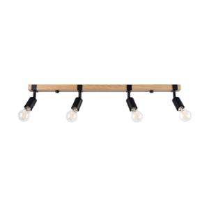 Plafondlamp ZUCA 4 zwart