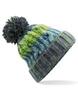 Beechfield CB486 Corkscrew Pom Pom Beanie - Electric Grey - One Size