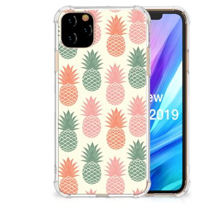 Apple iPhone 11 Pro Max Beschermhoes Ananas Apple iPhone 11 Pro Max Beschermhoes Ananas