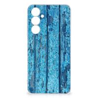 Samsung Galaxy A54 5G | Bumper Hoesje | Wood Blue