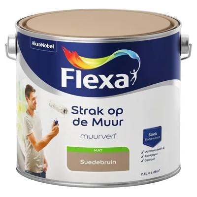 Flexa Strak op de Muur Muurverf - Mat - 2,5 liter - Suede