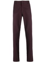 Zegna pantalon chino à coupe droite - Violet - thumbnail