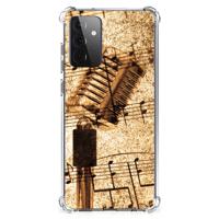 Samsung Galaxy A72 4G/5G Anti-shock Hoesje met foto Bladmuziek