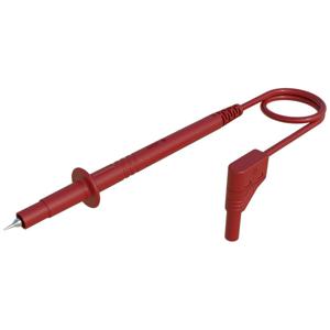 SKS Hirschmann PL 2600 SIL S WS Veiligheidsmeetsnoer Banaanstekker 4 mm Testpunt 1.00 m Rood 1 stuk(s)