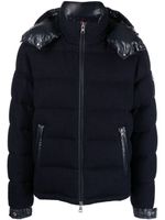 Moncler Winniped quilted wool jacket - Bleu - thumbnail