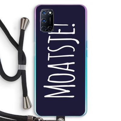 Moatsje!: Oppo A52 Transparant Hoesje met koord