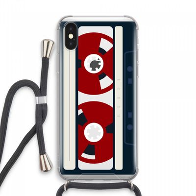 Here's your tape: iPhone XS Max Transparant Hoesje met koord