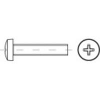 TOOLCRAFT 145869 Lenskopschroeven M5 12 mm Kruiskop Phillips DIN 7985 Staal 1000 stuk(s)