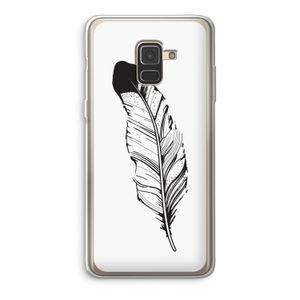 Pluim: Samsung Galaxy A8 (2018) Transparant Hoesje