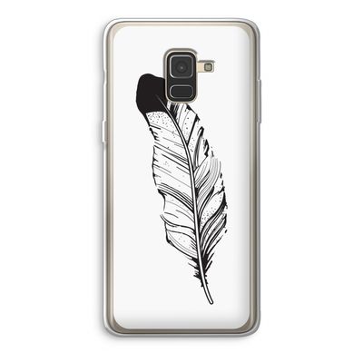 Pluim: Samsung Galaxy A8 (2018) Transparant Hoesje