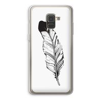Pluim: Samsung Galaxy A8 (2018) Transparant Hoesje