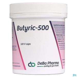 Deba Pharma Butyric-500 120 Plantaardige Capsules