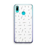 Hipster stripes: Huawei P Smart (2019) Transparant Hoesje