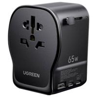 UGREEN S550 65W Universal Travel Adapter Reislader 65 W Zwart, Grijs USB Power Delivery (USB-PD)