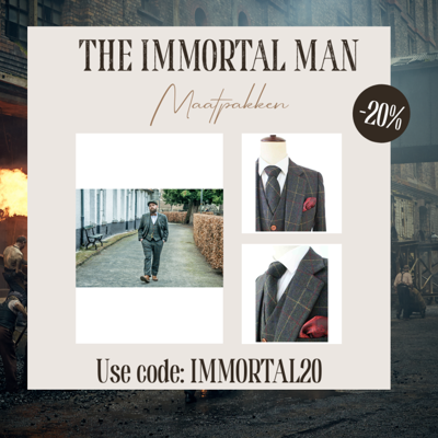 Maatpak Voor Heren | 3-delig Pak | Donkergroen Overcheck Twill | Arthur Shelby | Peaky Blinders | Peaky Blinders