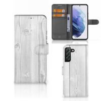 Samsung Galaxy S22 Plus | Book Style Case | White Wood | Portemonnee hoesje