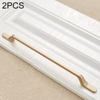 2 stuks 9008-224 moderne eenvoudige kast deur handvat lade kast zink legering handvat (goud)