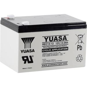 Yuasa REC14-12 Loodaccu 12 V 14 Ah Loodvlies (AGM) (b x h x d) 151 x 97 x 98 mm Kabelschoen 6.35 mm Geringe zelfontlading, Onderhoudsarm, Cyclusbestendig