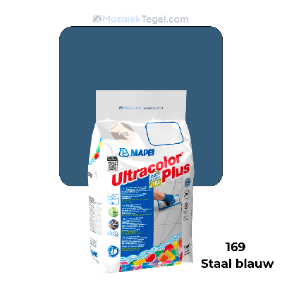 Mapei | Ultracolor Plus | 169 Staal Blauw | Cementgebonden | Voegmiddel | 5KG