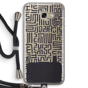 Moroccan Print: Samsung Galaxy A5 (2017) Transparant Hoesje met koord