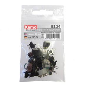 Kemo S104 Microschakelaar assortiment S104 Moment 30 onderdelen