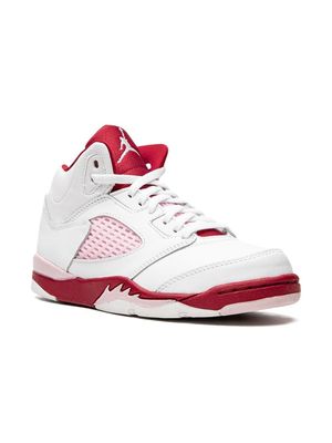 Jordan Kids baskets Air Jordan 5 Rose Foam - Blanc