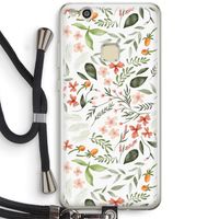Sweet little flowers: Huawei Ascend P10 Lite Transparant Hoesje met koord