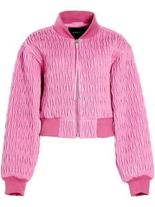 Retrofete veste bomber matelassée - Rose