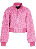 Retrofete veste bomber matelassée - Rose