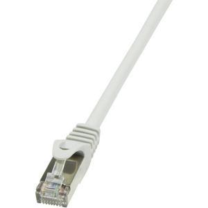 LogiLink CP1022S RJ45 Netwerkkabel, patchkabel CAT 5e F/UTP 0.50 m Grijs 1 stuk(s)