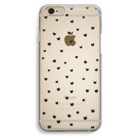 Kleine kattenkopjes: iPhone 6 / 6S Transparant Hoesje