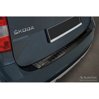 Zwart RVS Bumper beschermer passend voor Skoda Yeti 4x4 Outdoor version/Adventure 2013-2015 & Fa AV245248