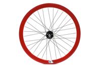 Origin8 Fixed Gear Voorwiel - Rood PC Origin8 Fixed Gear Voorwiel - Rood PC