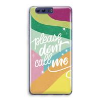 Don't call: Honor 9 Transparant Hoesje