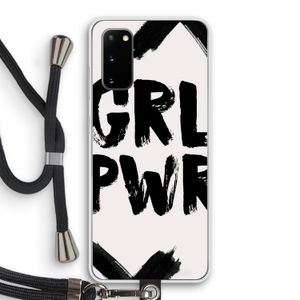 Girl Power #2: Samsung Galaxy S20 Transparant Hoesje met koord