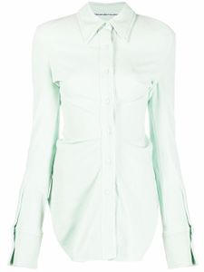 Alexander Wang chemise en velours - Vert