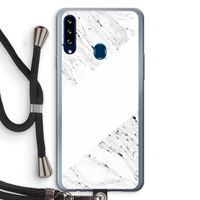 Biggest stripe: Samsung Galaxy A20s Transparant Hoesje met koord
