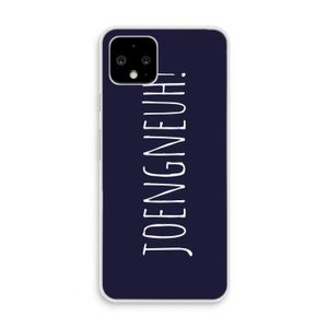 Joengneuh!: Pixel 4 Transparant Hoesje
