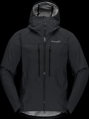 Norrona trollveggen Gore-Tex Pro light Hardshell Jas Heren Caviar Black M