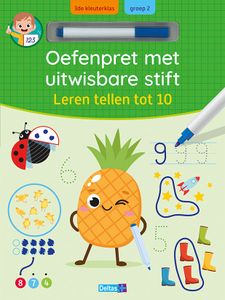 Oefenpret met uitwisbare stift  - Leren tellen tot 10